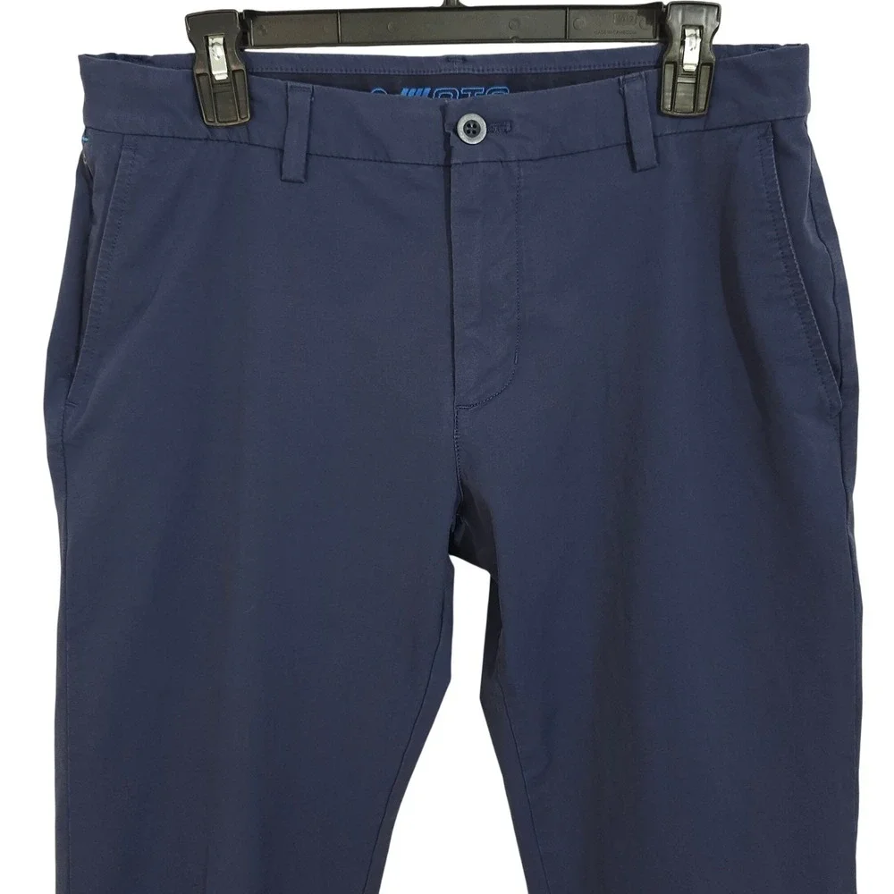 Vineyard Vines Performance On-The-Go Pant 32x29 Navy Blue Stretch Chino 1P000005